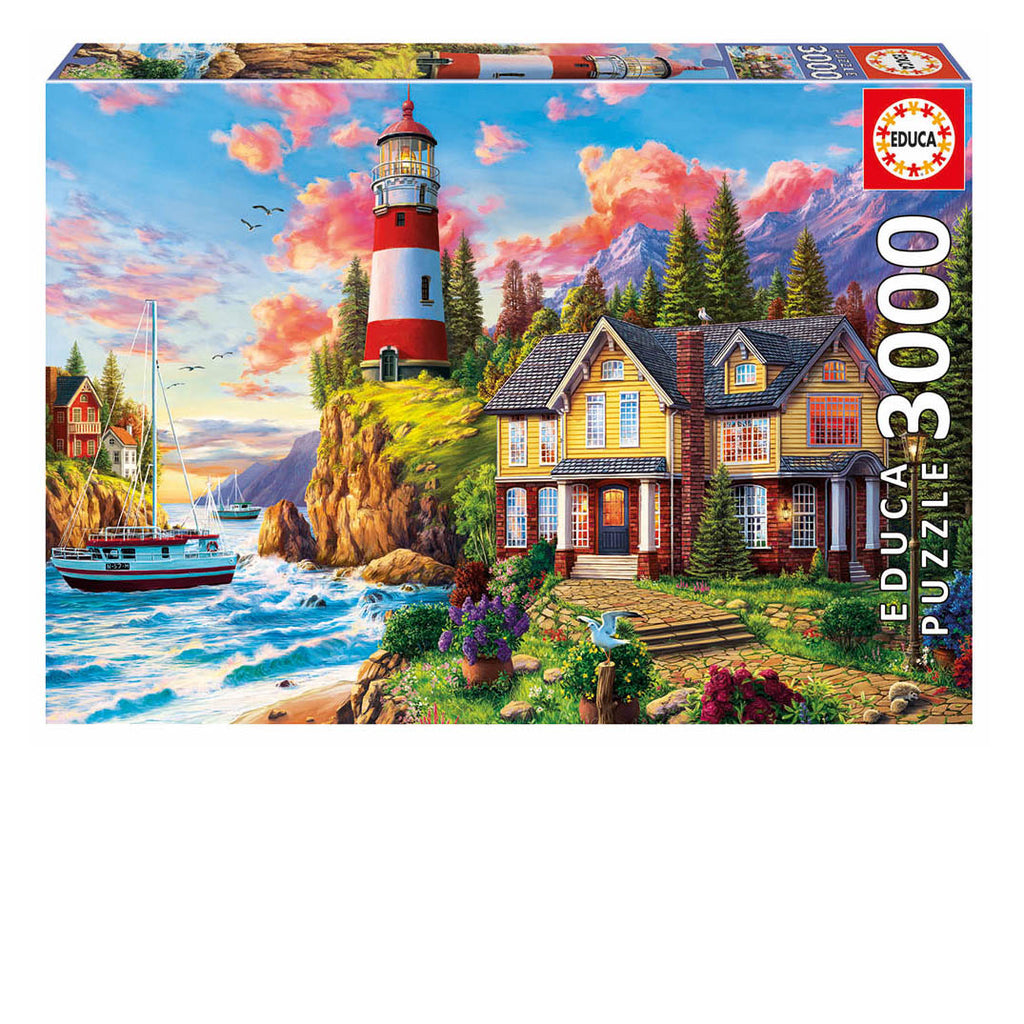 Lighthouse Near the Ocean 3000-Piece Puzzle
