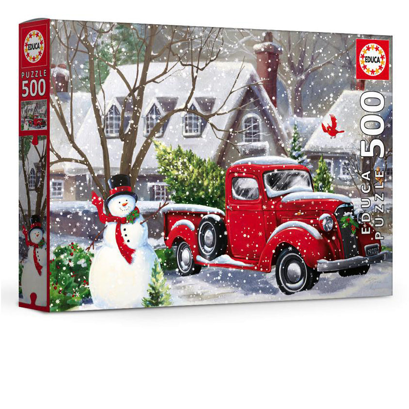 Christmas Houses 500-Piece Puzzle