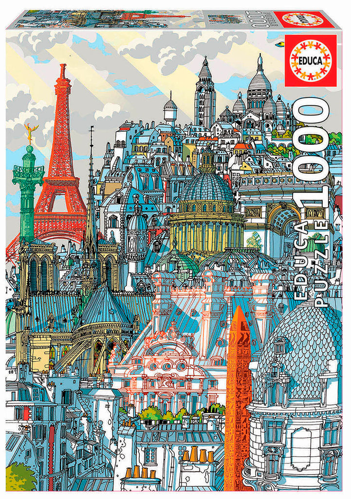 City Puzzle - Paris 1000-Piece Puzzle