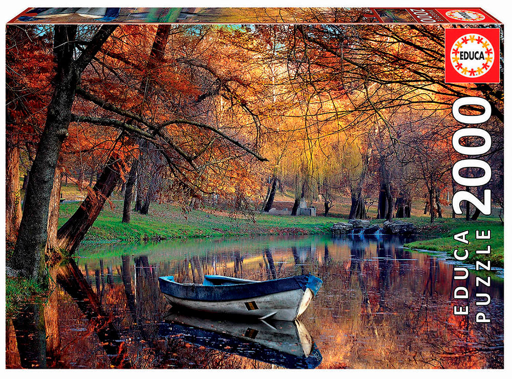 Boat on the lake 2000-Piece Puzzle