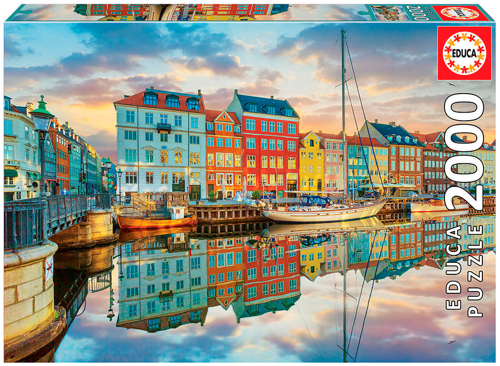 Sunset at Copenhagen Harbour 2000-Piece Puzzle