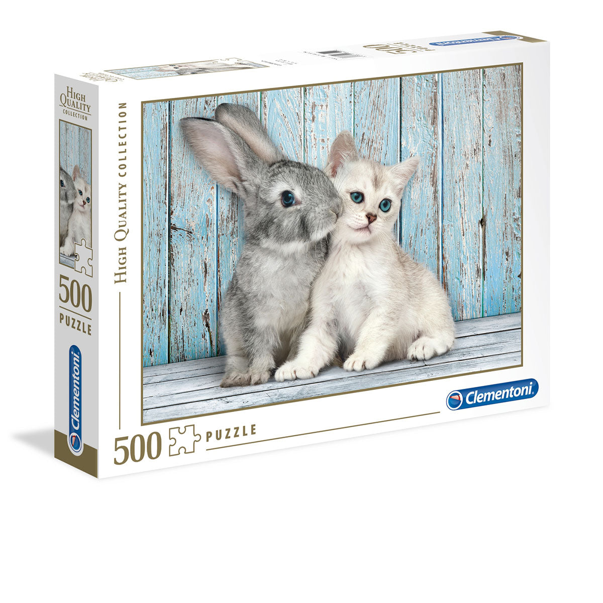 Chat et lapin - Casse-tête de 500 pièces