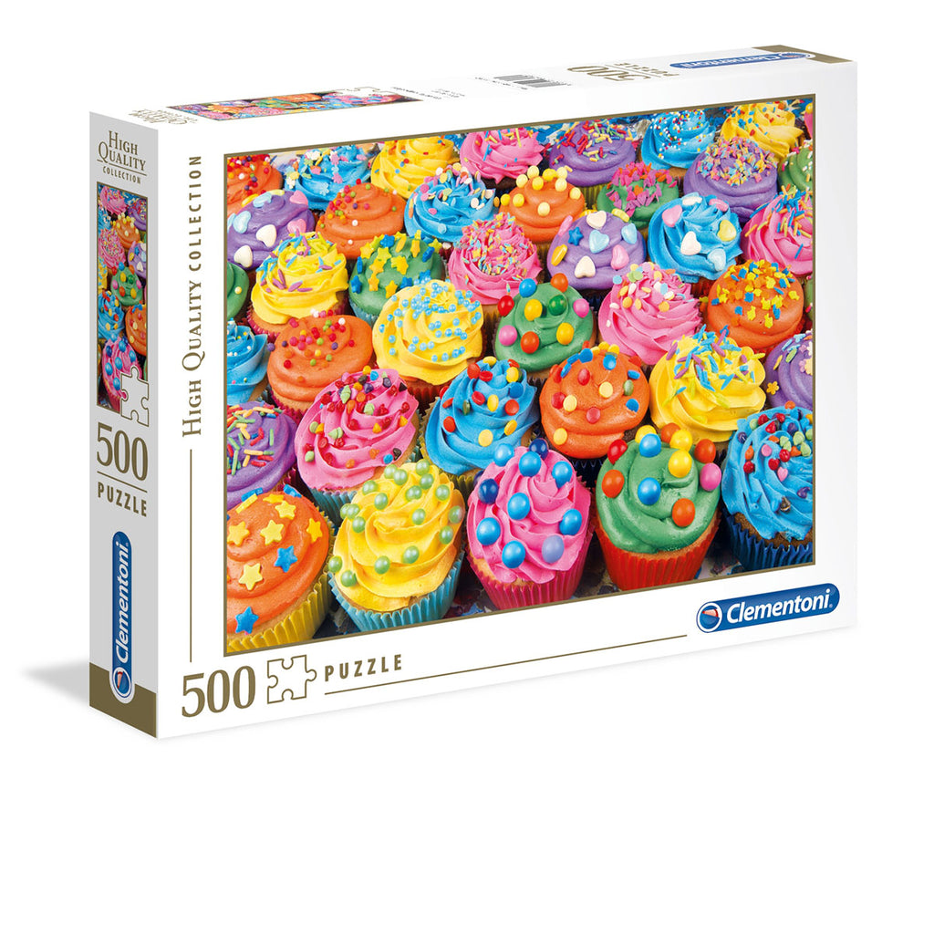 Colorful Cupcakes 500-Piece Puzzle