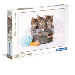 Kittens and Soap 500-Piece Puzzle