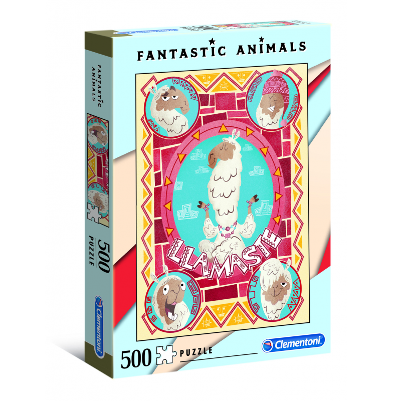 Fantastic Animals - Lamas 500-Piece Puzzle