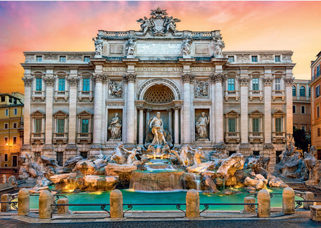 Trevi Fountain - Trefl 500-Piece Puzzle