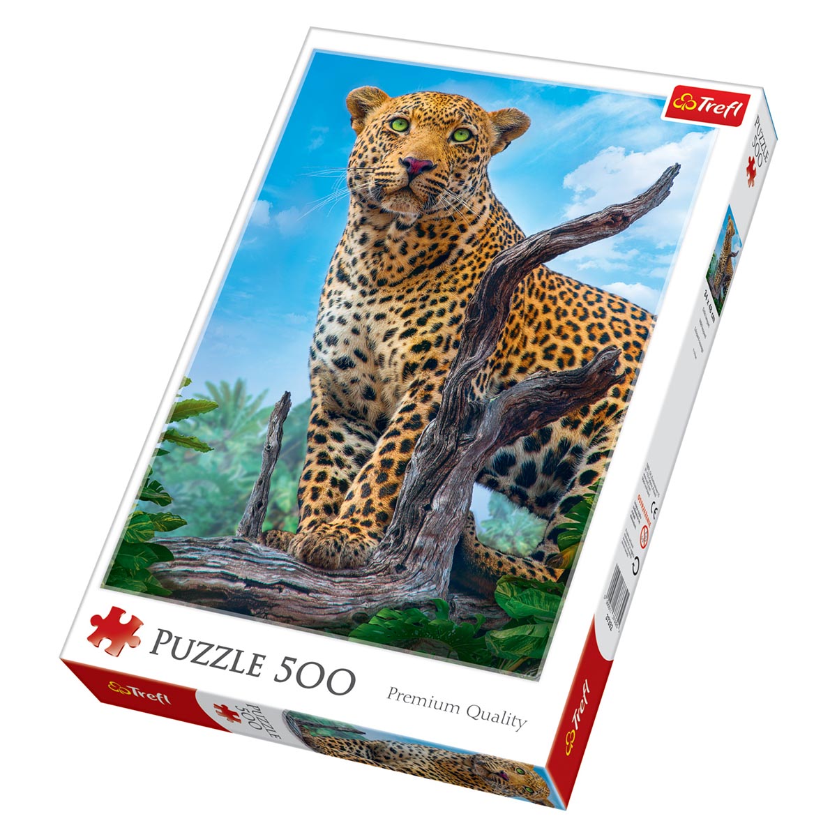 Wild Leopard 500-Piece Puzzle