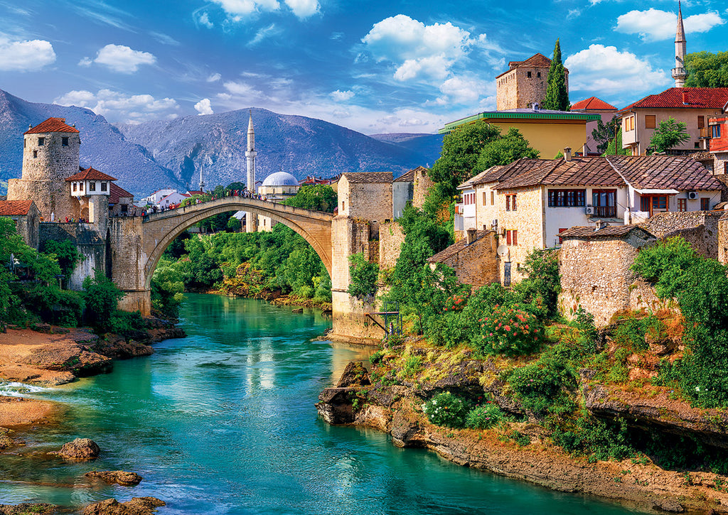 Le pont de Mostar<br>Casse-tête de 500 pièces
