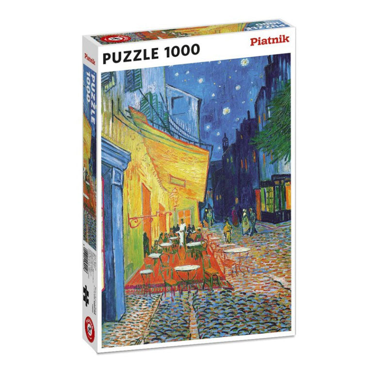 Cafe Terrace at Night 1000-Piece Puzzle