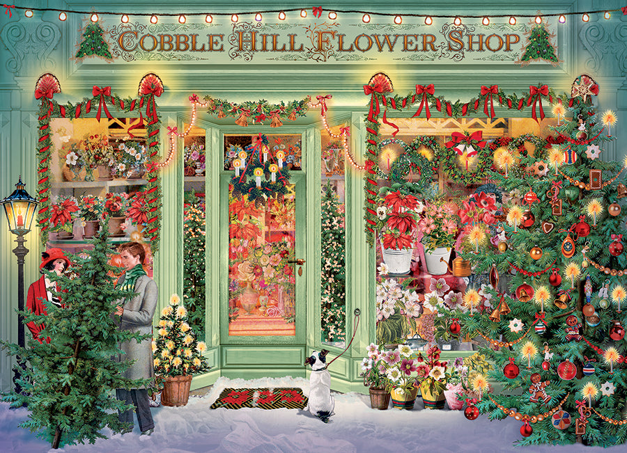Christmas Flower Shop 1000-Piece Puzzle