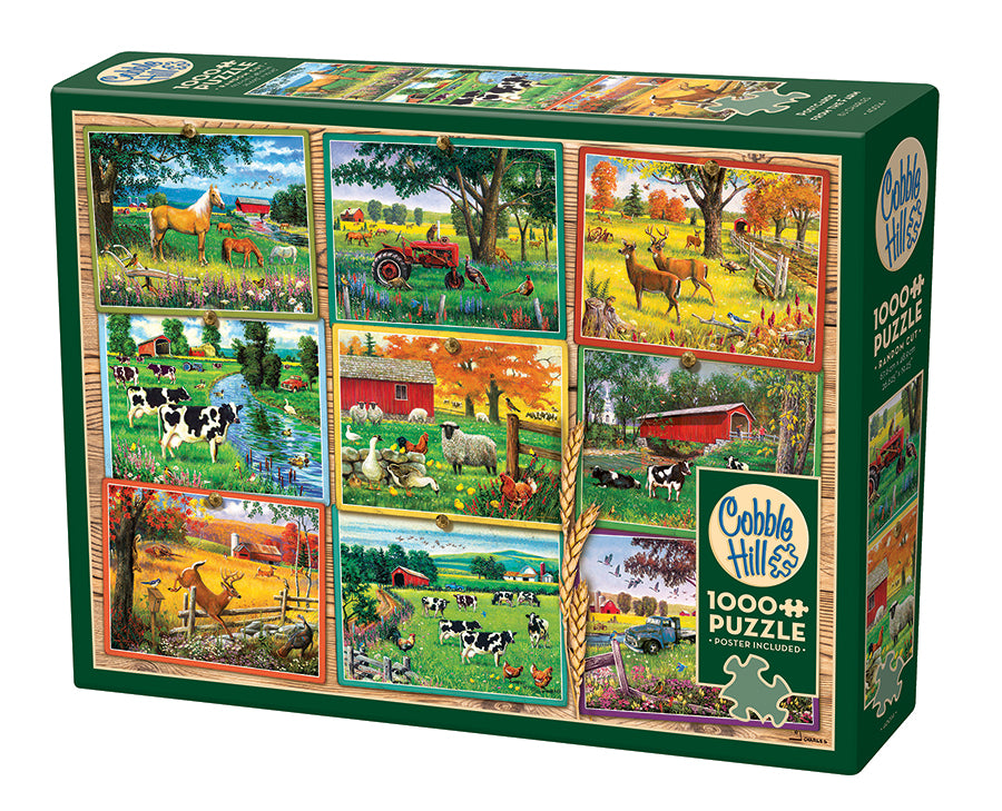 Postcards from the Farm 1000-Piece Puzzle