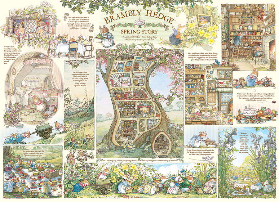 Brambly Hedge Spring Story 1000-Piece Puzzle