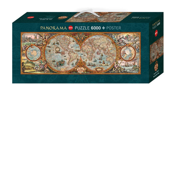 Hemisphere Map 6000-Piece Puzzle