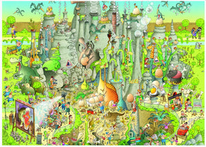 Jurassic Habitat 1000-Piece Puzzle