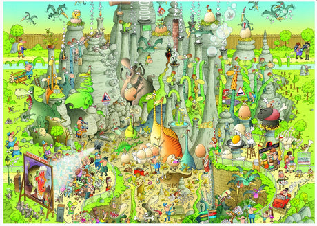 Jurassic Habitat 1000-Piece Puzzle