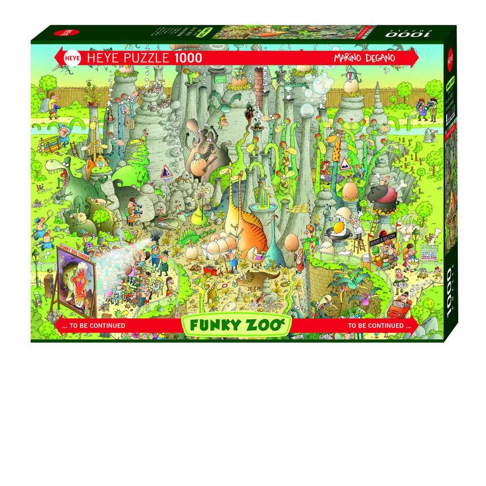 Jurassic Habitat 1000-Piece Puzzle