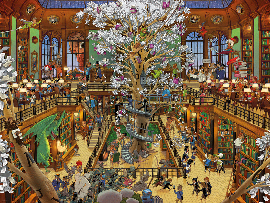 Library 1500-Piece Puzzle