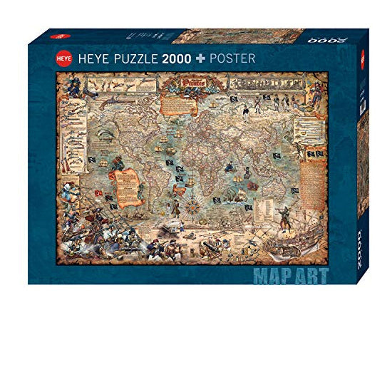 Pirate World 2000-Piece Puzzle