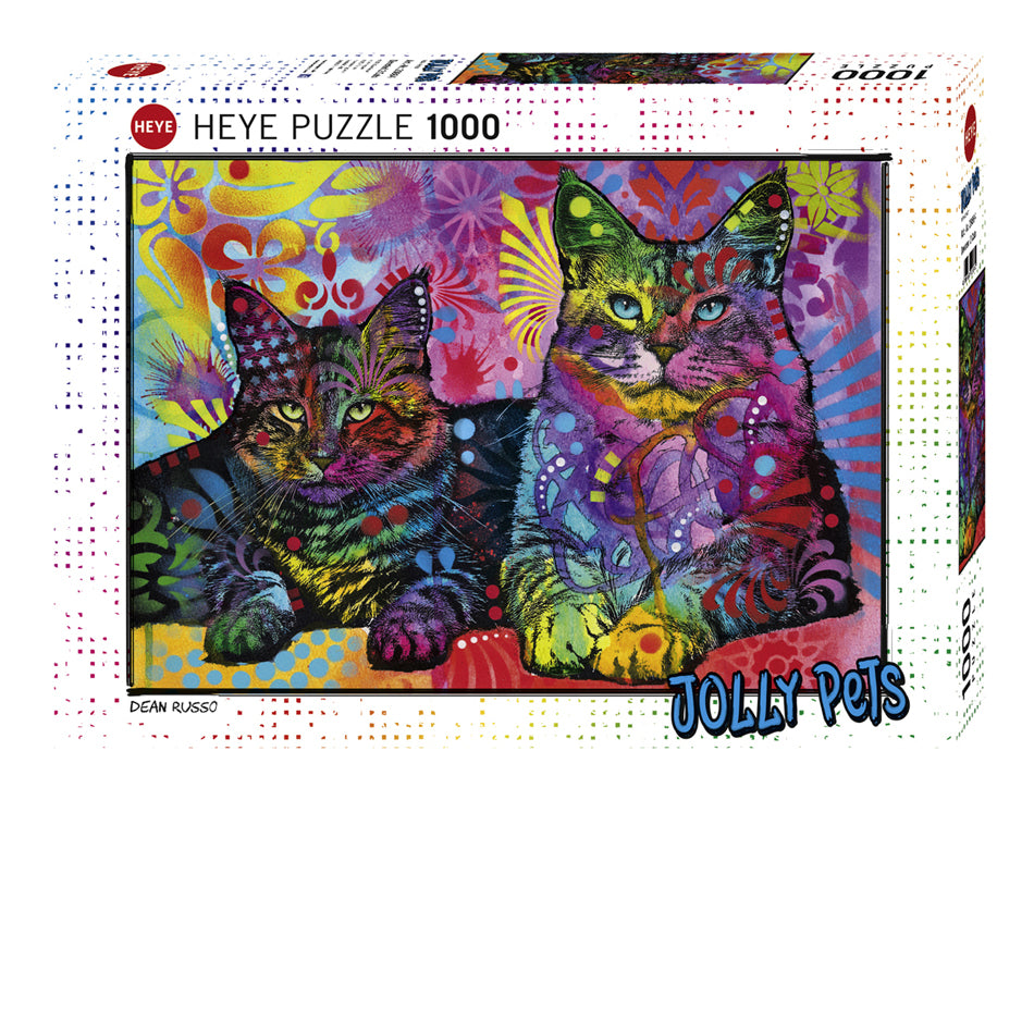 Devoted 2 Cats 1000-Piece Puzzle