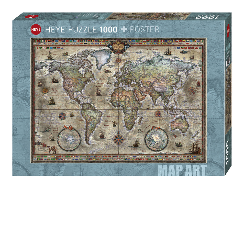Retro World 1000-Piece Puzzle