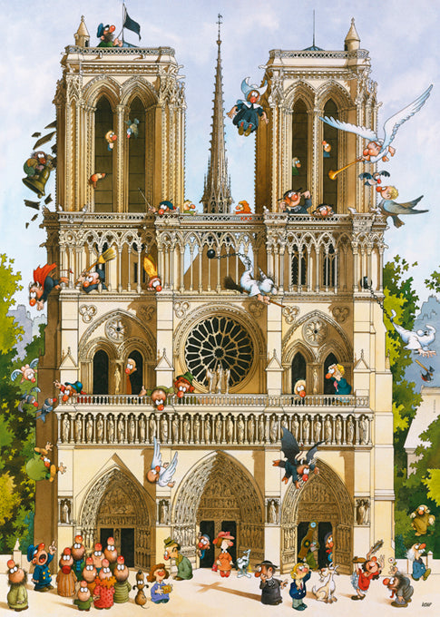 Vive Notre-Dame! 1000-Piece Puzzle