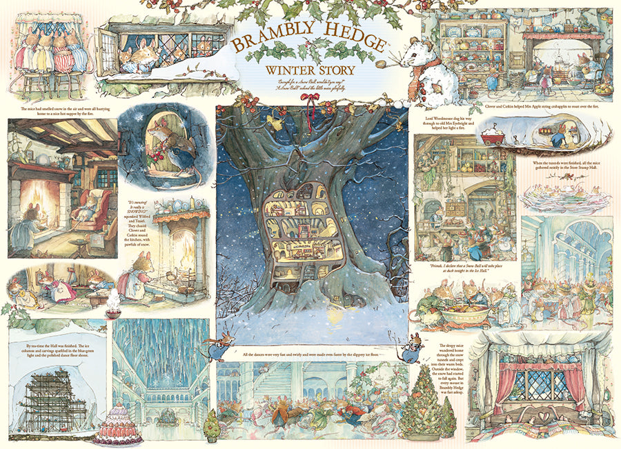 Brambly Hedge Winter Story 1000-Piece Puzzle