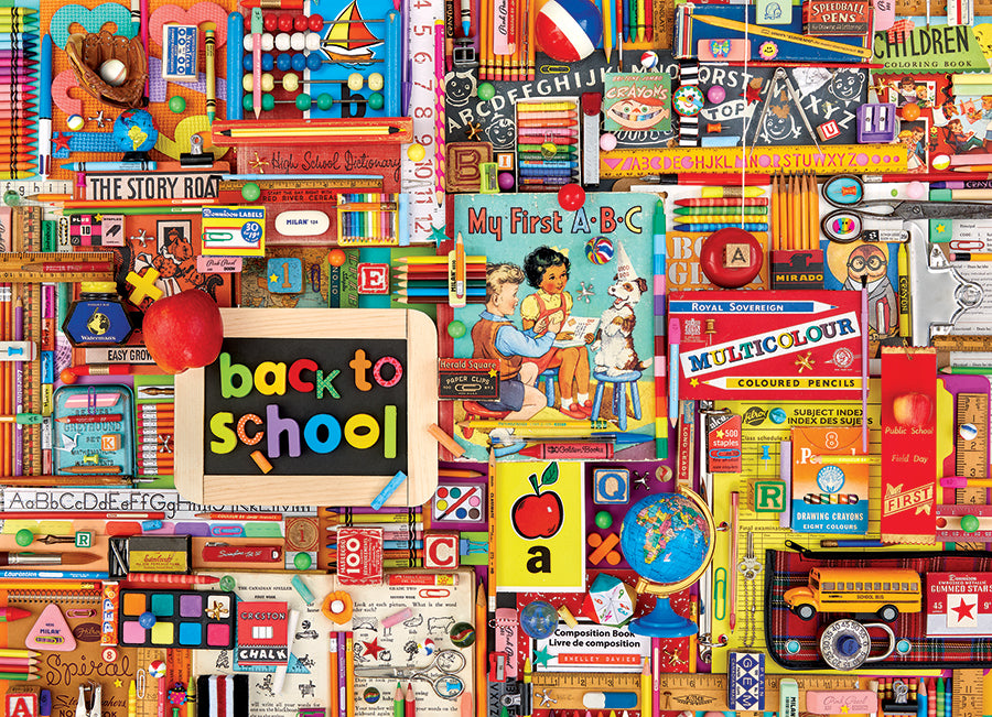 Back to School 1000-Piece Puzzle