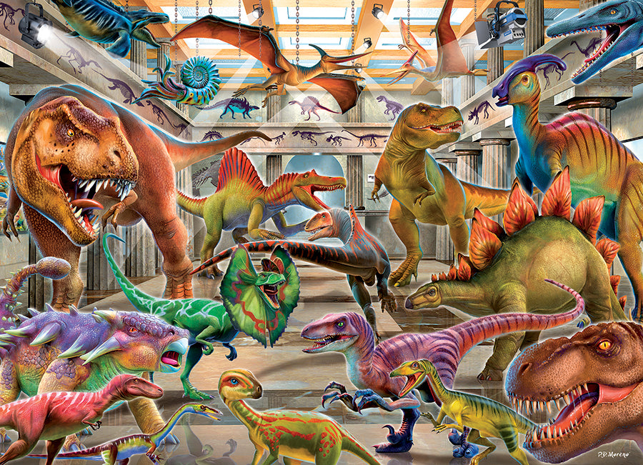 Dino Museum 1000-Piece Puzzle