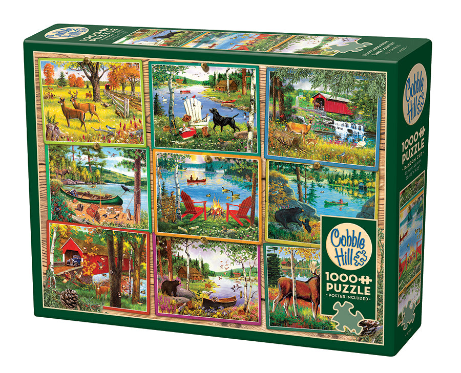 Postcards from Lake Country 1000-Piece Puzzle