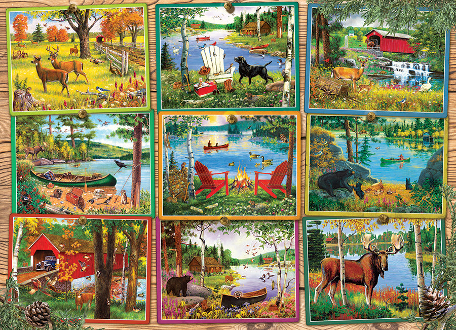 Postcards from Lake Country 1000-Piece Puzzle