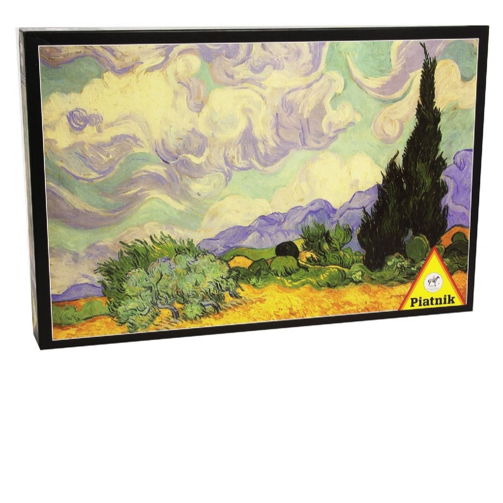 Wheat Field with Cypresses Van Gogh 1000-Piece Puzzle