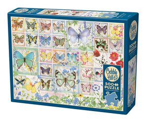 Butterfly Tiles 500-Piece Puzzle