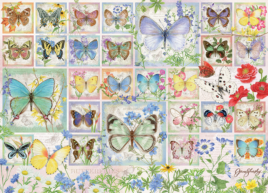 Butterfly Tiles 500-Piece Puzzle
