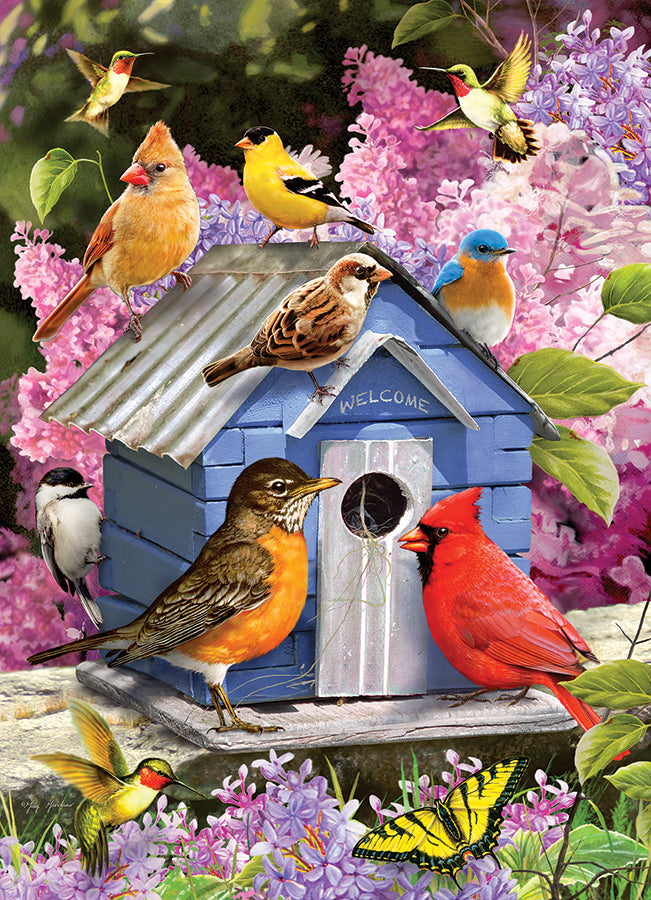 Spring Birdhouse<br>Casse-tête de 500 pièces