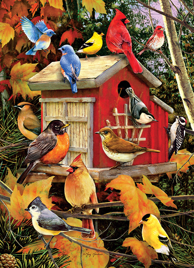 Fall Birdhouse<br>Casse-tête de 500 pièces
