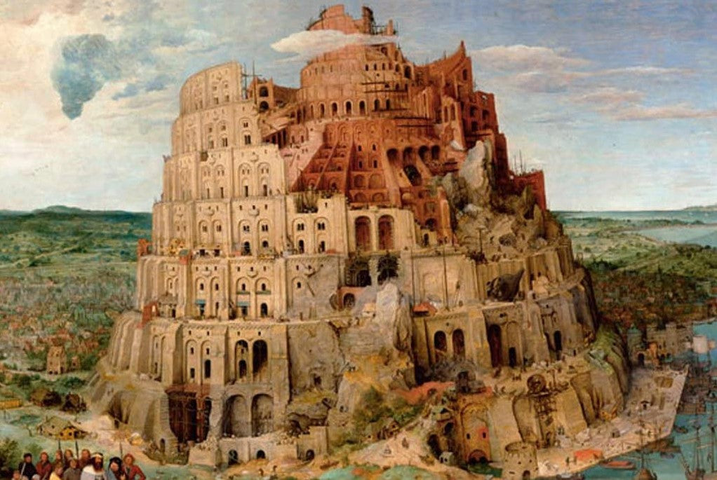 La tour de Babel 1563<br>Casse-tête de 1000 pièces 