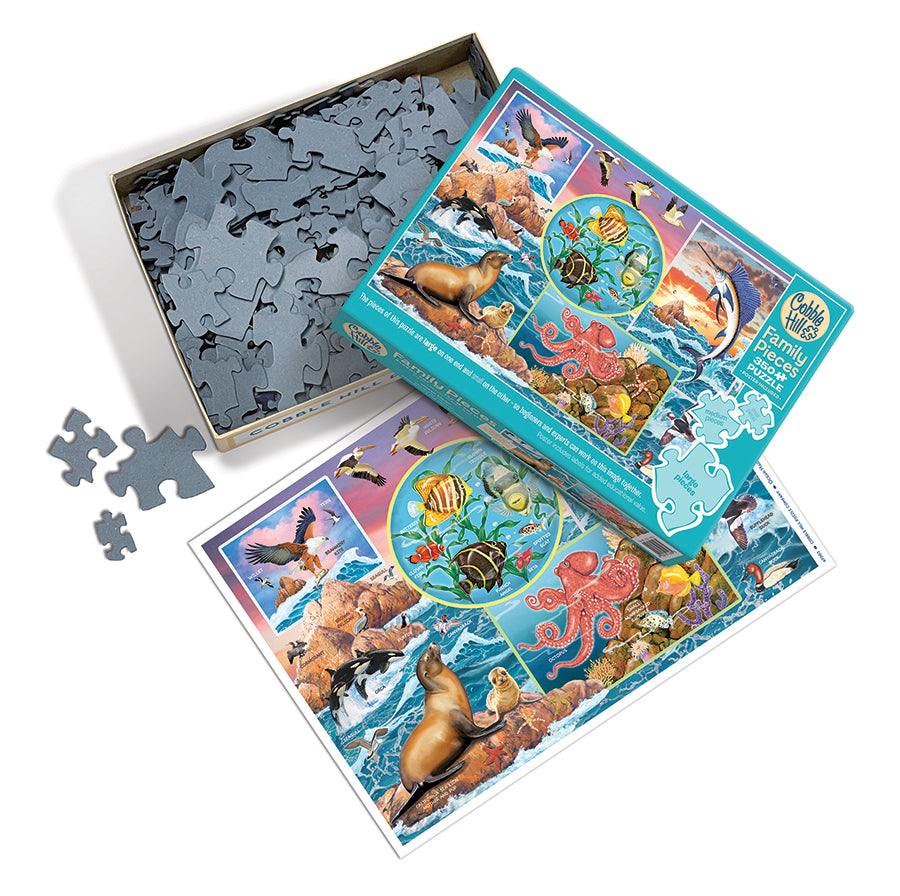 Ocean Magic 350-Piece Family Puzzle