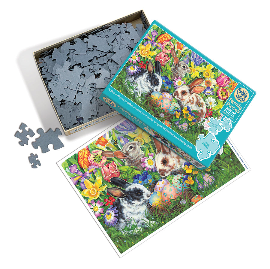 Easter Bunnies 350-Piece Family Puzzle