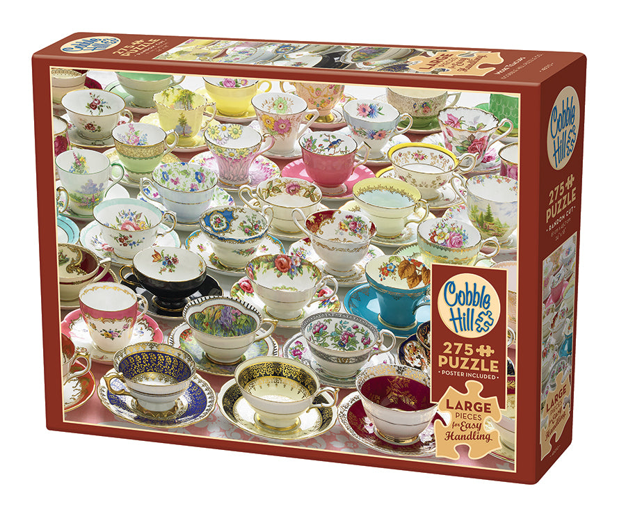 More Teacups 275-Piece Puzzle
