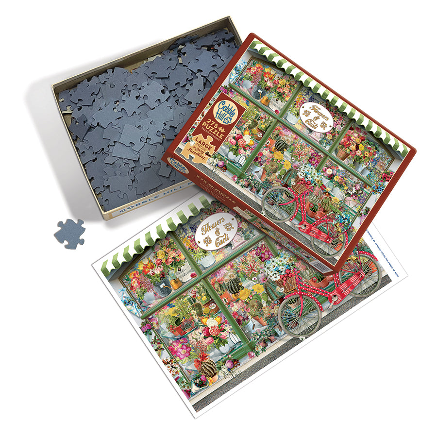 Flowers and Cacti Shop 275-Piece Family Puzzle