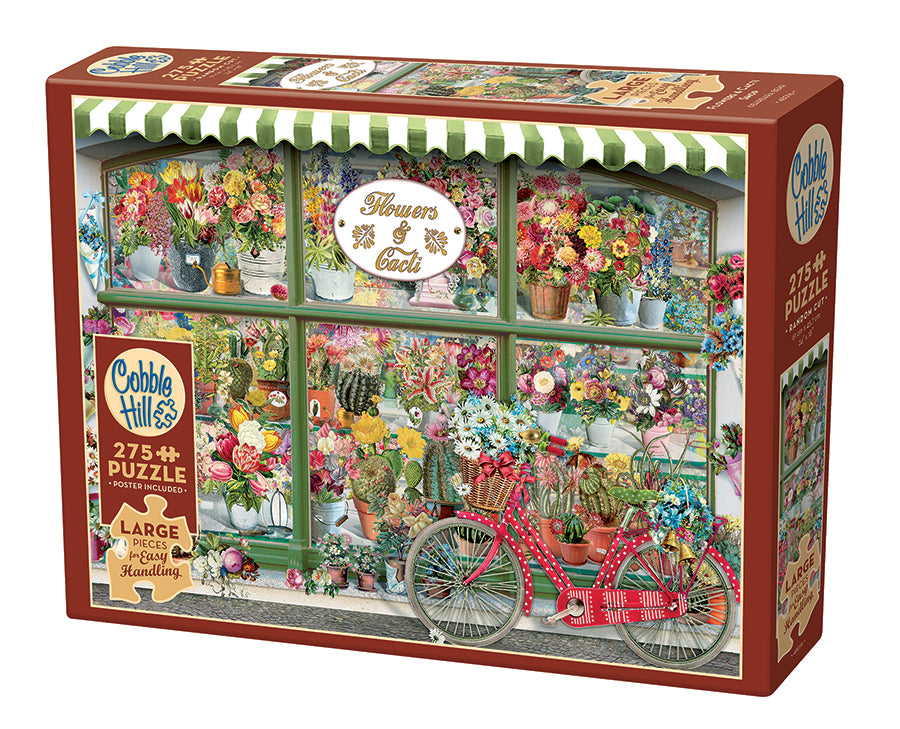 Flowers and Cacti Shop 275-Piece Family Puzzle