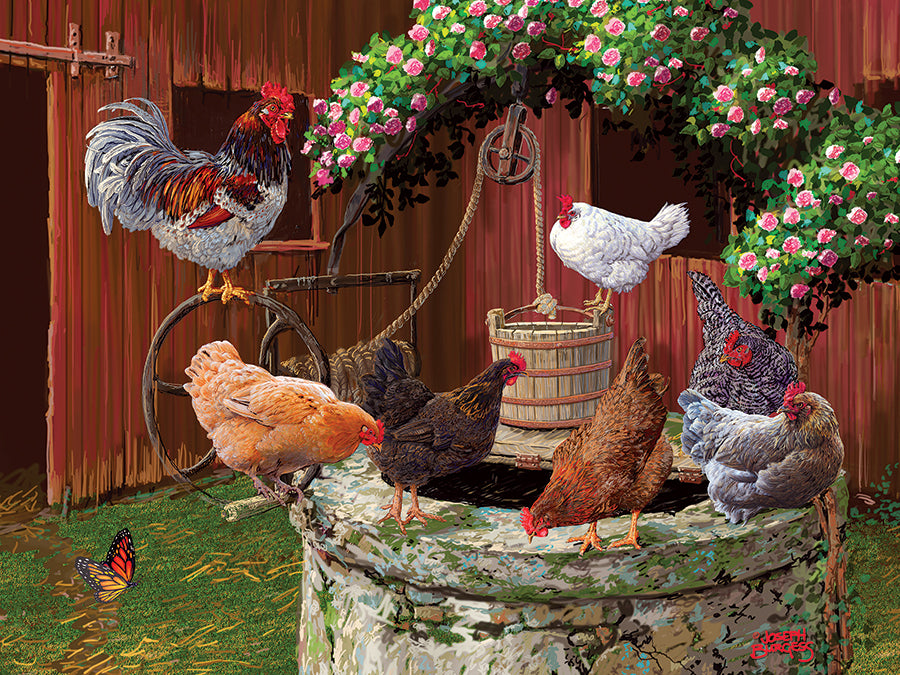 The Chickens are Well 275-Piece Family Puzzle