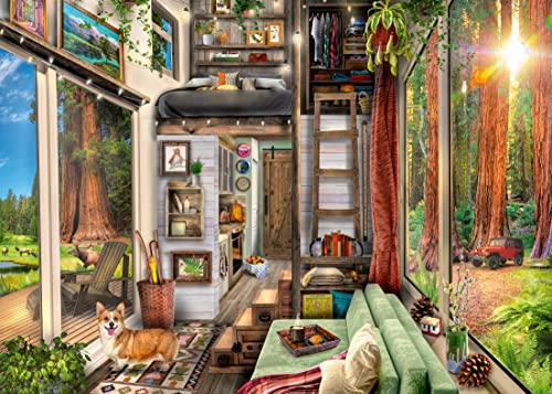 Redwood Forest Tiny House<br>Casse-tête de 1000 pièces