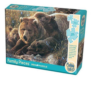 Grizzly Family 350-Piece Family Puzzle OLD BOX