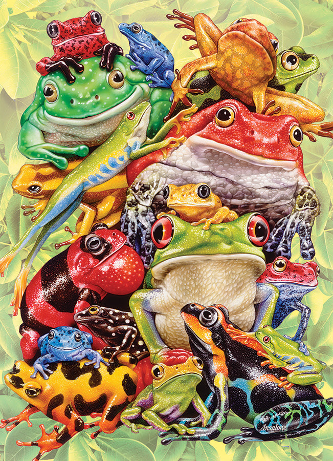 Frog Pile 350-Piece Family Puzzle