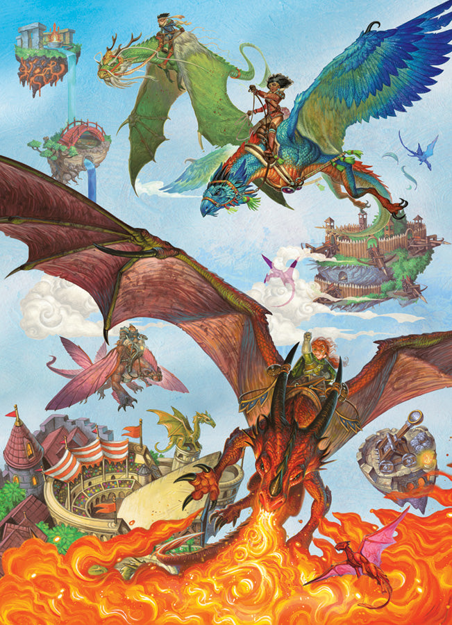 Dragon Flight 350-Piece Family Puzzle