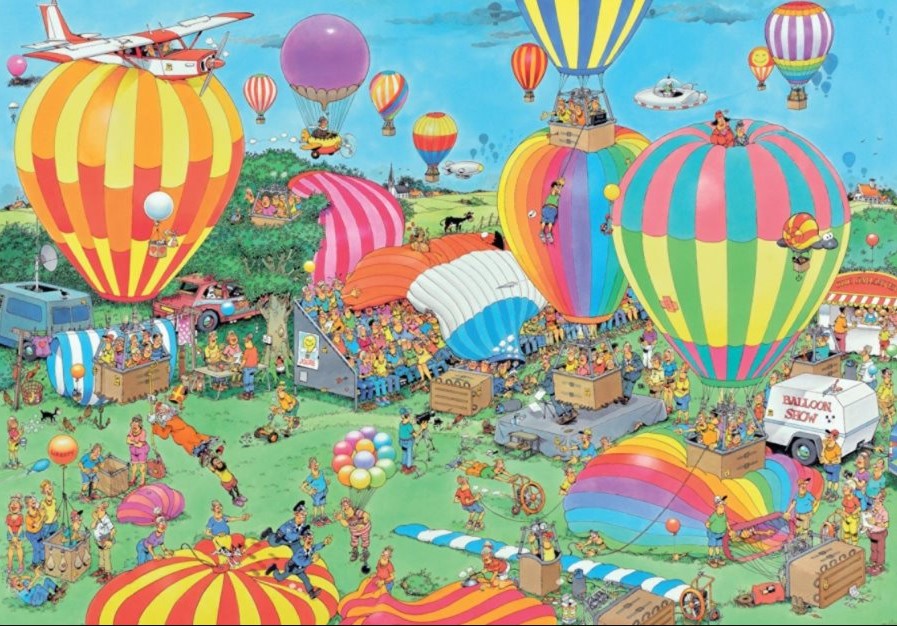 The Balloon Festival 1000-Piece Puzzle