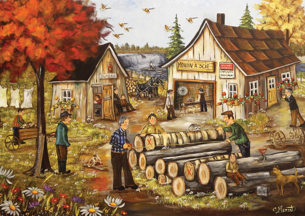 Sawmill 500-Piece Puzzle