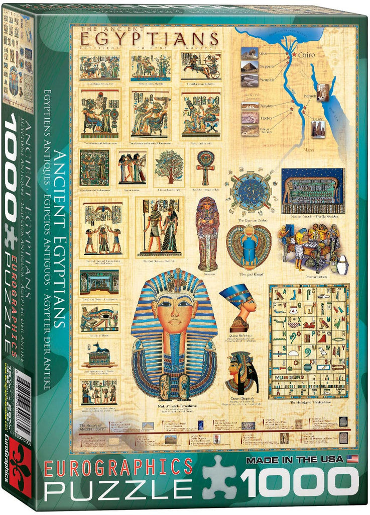 Egyptiens Antiques<br>Casse-tête de 1000 pièces