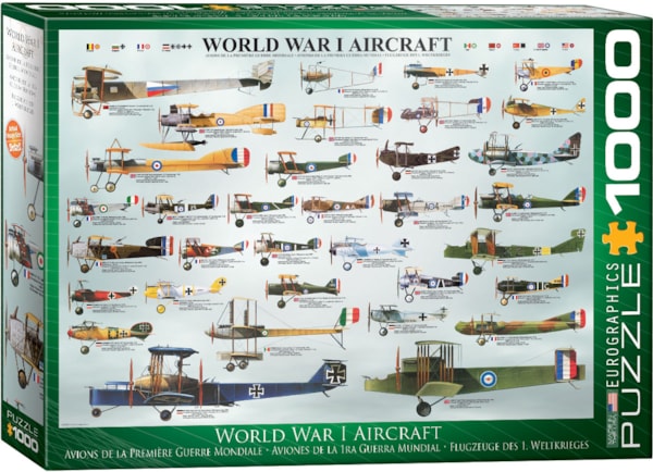 World War 1 Aircraft 1000-Piece Puzzle